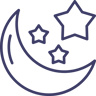Icon representing the hybridisation stage of the fluorescence in situ hybridisation (FISH) protocol for FFPE samples.