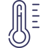 Icon representing the heat pre-treatment stage of the fluorescence in situ hybridisation (FISH) protocol for FFPE samples.